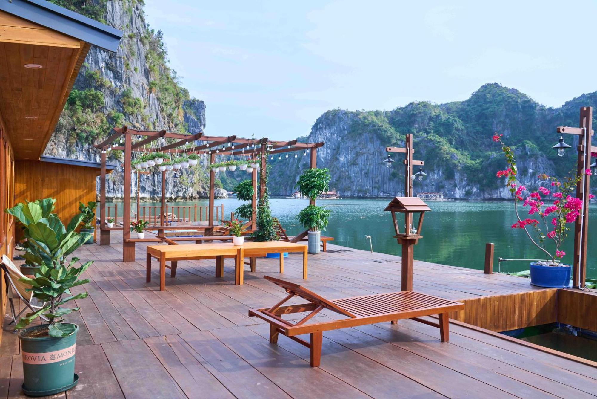 Lan Ha Floating Homestay Dong Khe Sau Exteriör bild