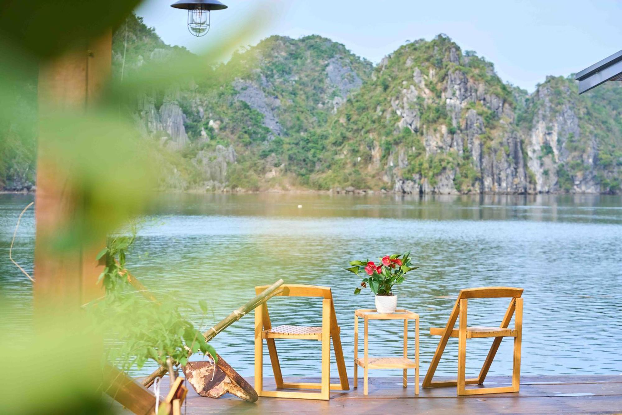 Lan Ha Floating Homestay Dong Khe Sau Exteriör bild