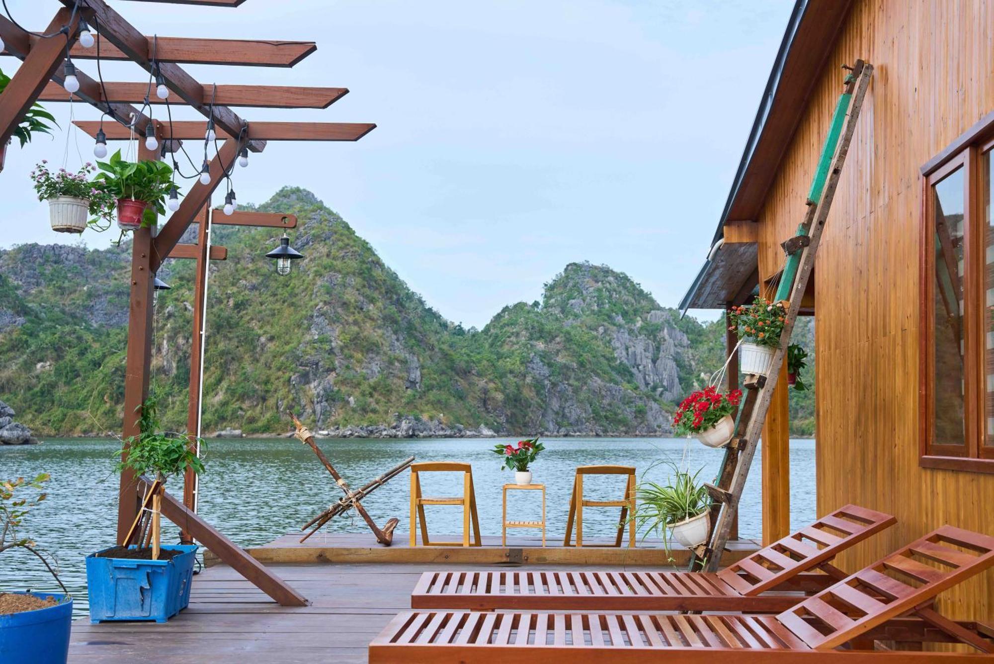 Lan Ha Floating Homestay Dong Khe Sau Exteriör bild